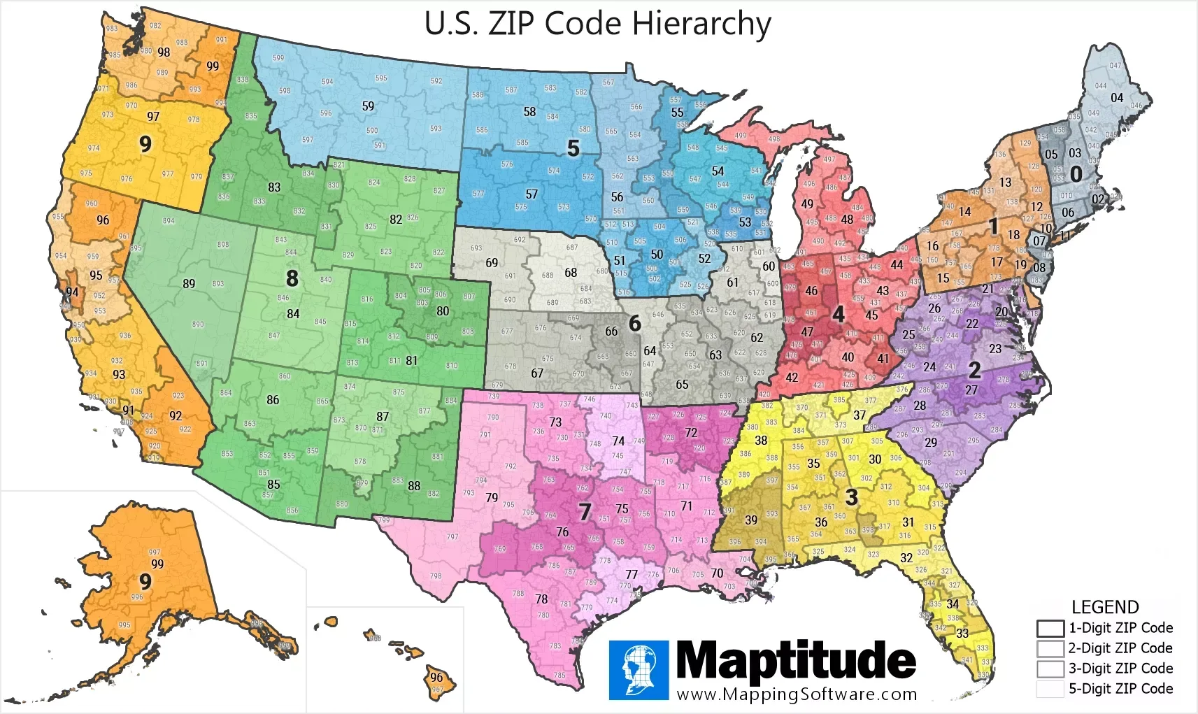 Zipcode – Hệ thống mã bưu chính độc đáo của Mỹ