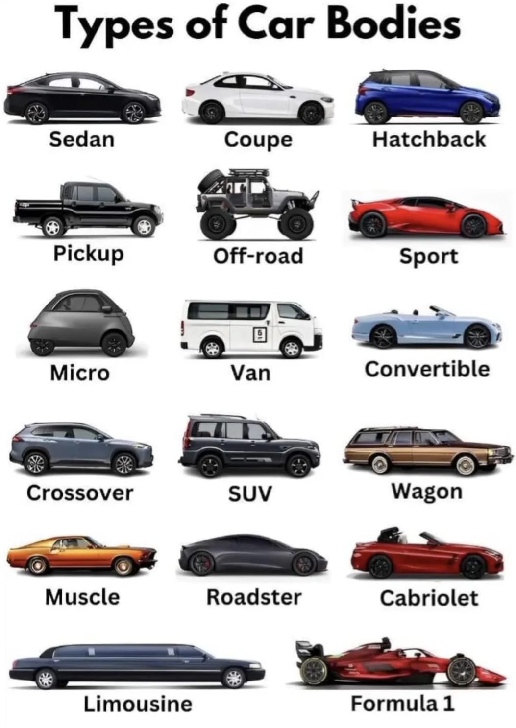 Những loại xe phổ biến của Mỹ