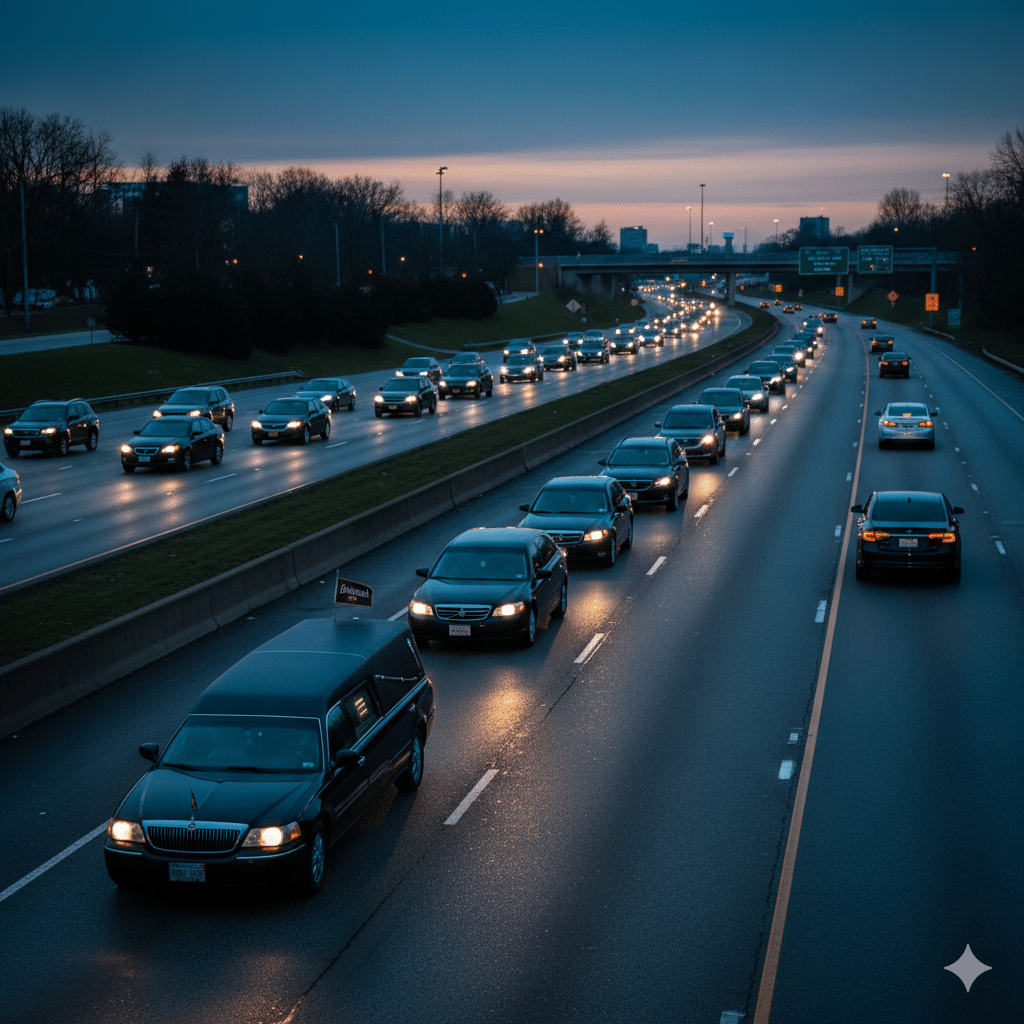 Ánh đèn xe và lời tiễn biệt trong văn hóa Mỹ